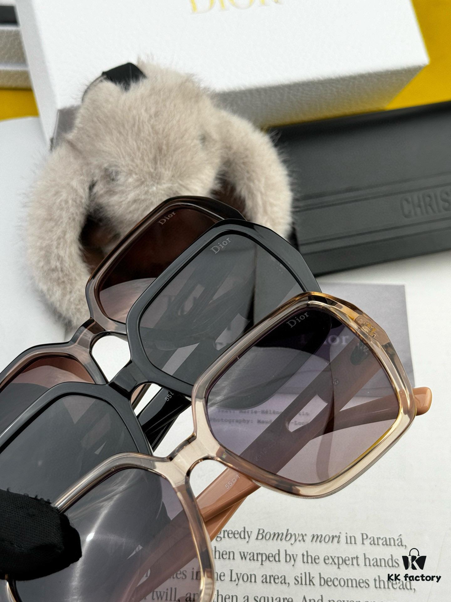 DIOR - 2025 Spring New Arrival Trendy Fashion Square-Frame Polarized Sunglasses, High-Quality Comfortable Wear, Influencer Popular Style, Women's HD Thickened Polarized Sunglasses 🕶️