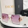 Dior 30 Montaigne S7U SS2023 Sunglasses – Thickened 3.0 with Blue Inner Lens Coating, Frameless Luxury Design with 'CD' Logo on Dark Ruthenium Temples