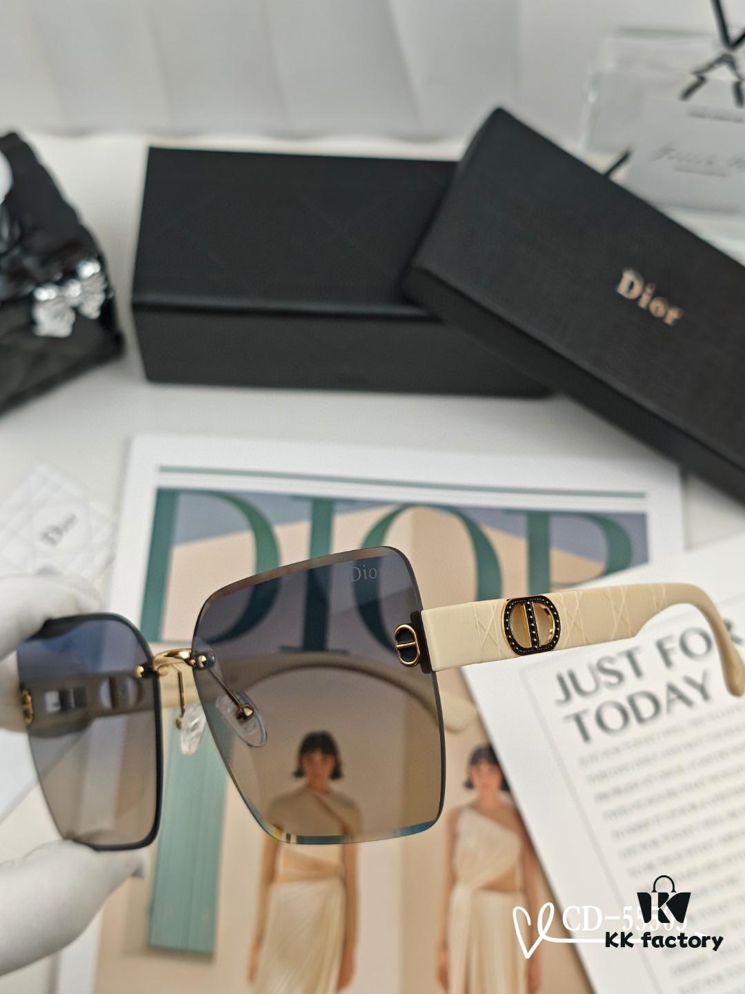 DIOR France TR90 Lightweight Sunglasses with Polarized Lenses, Model 55503