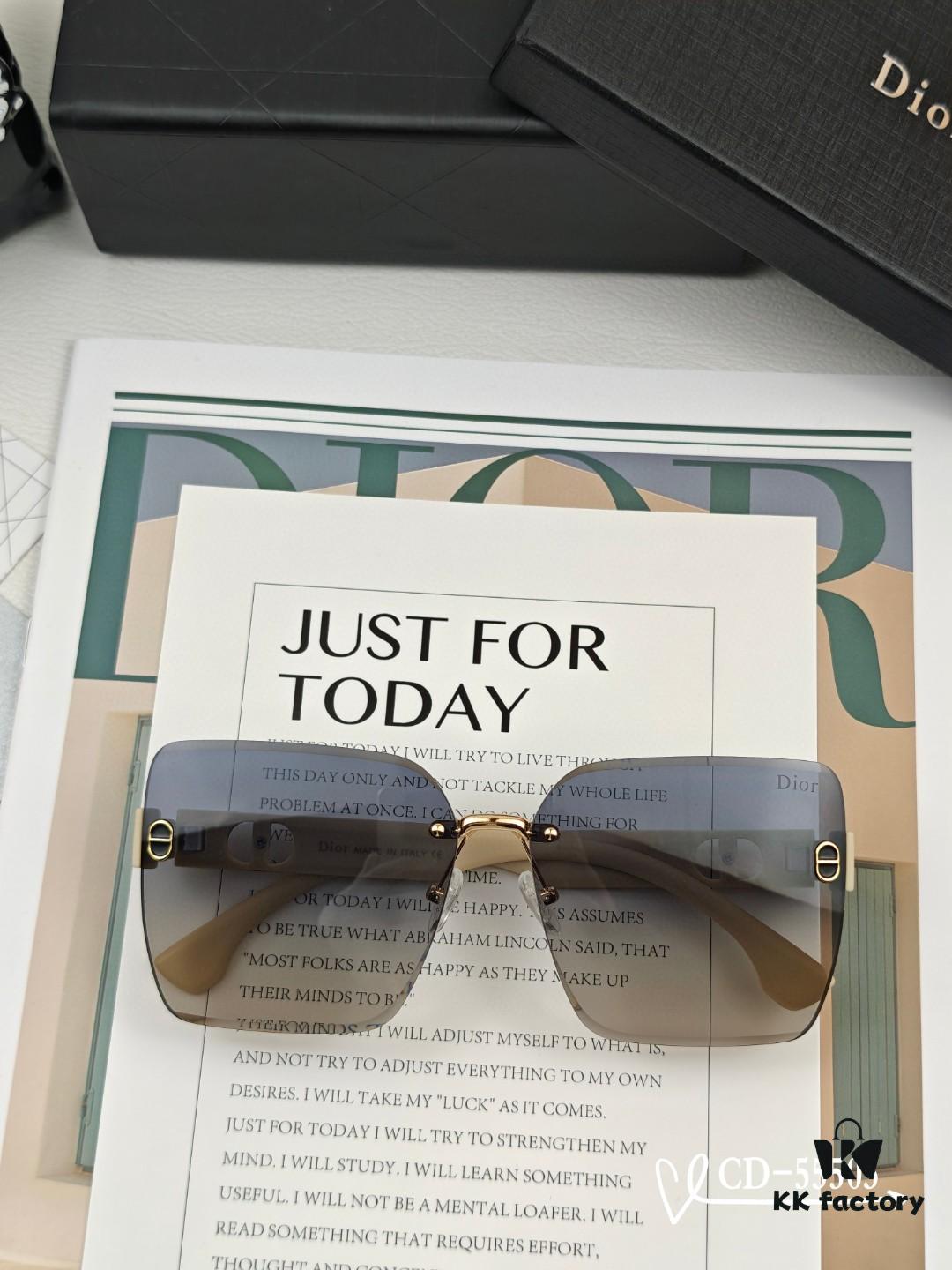 DIOR France TR90 Lightweight Sunglasses with Polarized Lenses, Model 55503