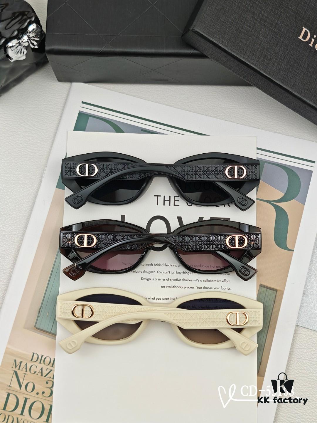 DIOR France TR90 Lightweight Sunglasses with Polarized Lenses, Model 55108