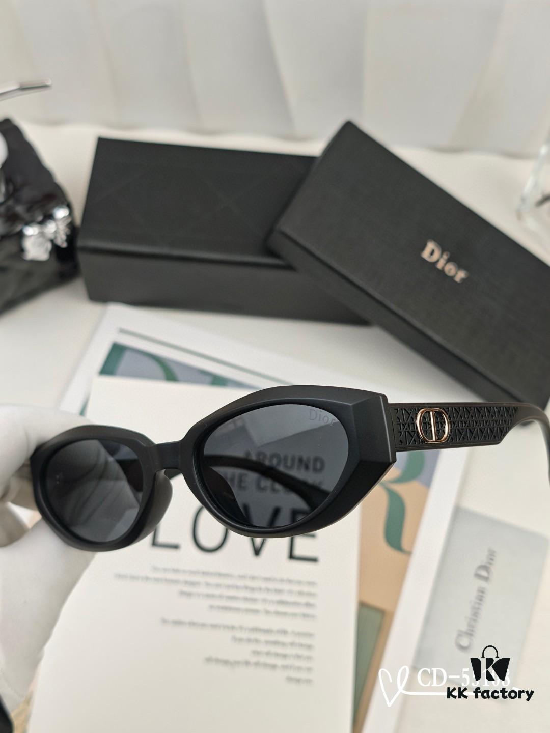 DIOR France TR90 Lightweight Sunglasses with Polarized Lenses, Model 55108