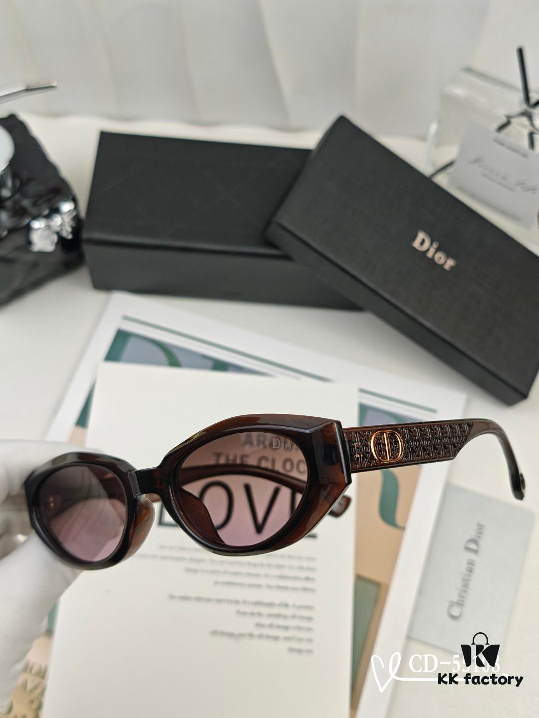 DIOR France TR90 Lightweight Sunglasses with Polarized Lenses, Model 55108