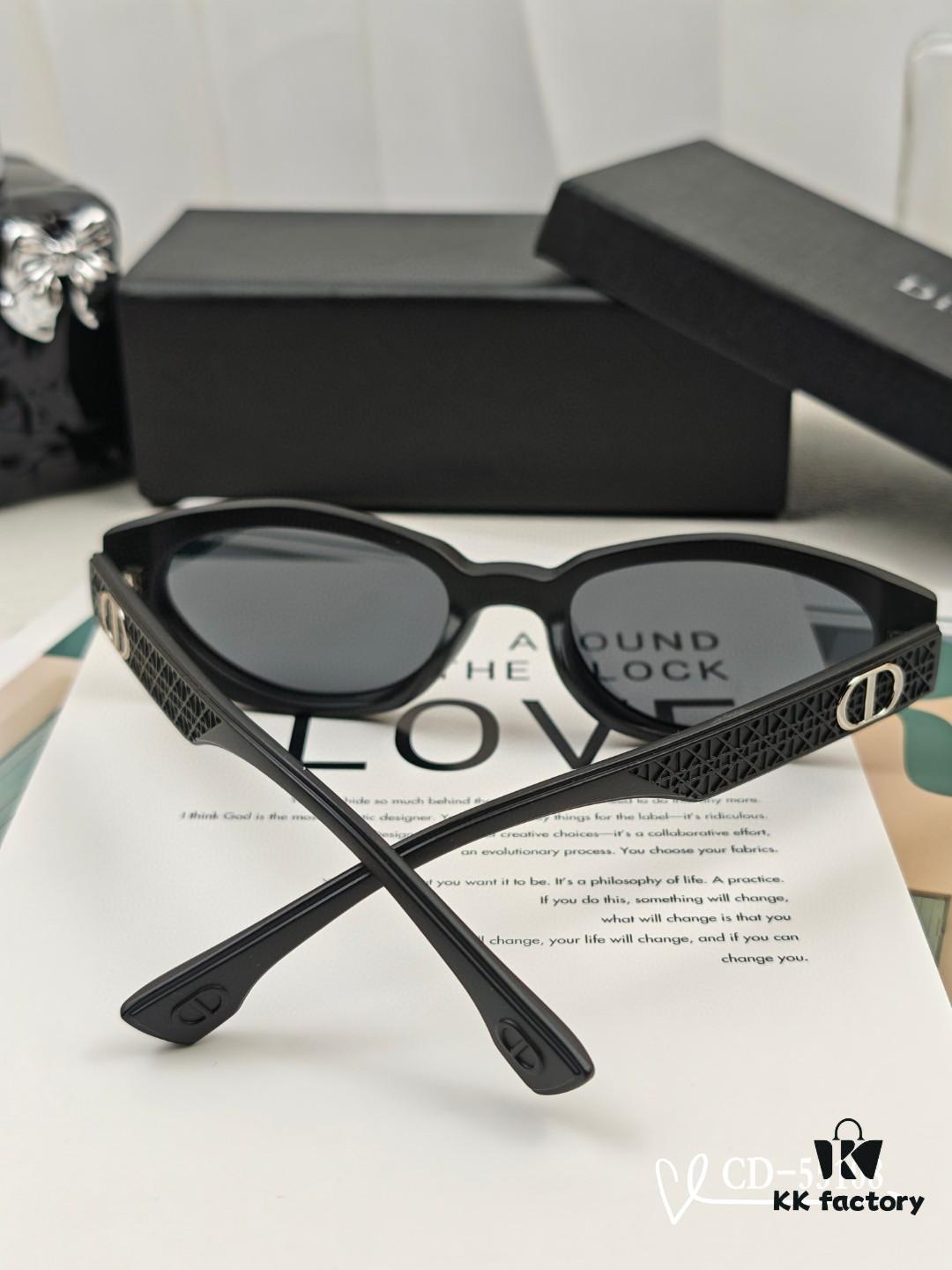 DIOR France TR90 Lightweight Sunglasses with Polarized Lenses, Model 55108