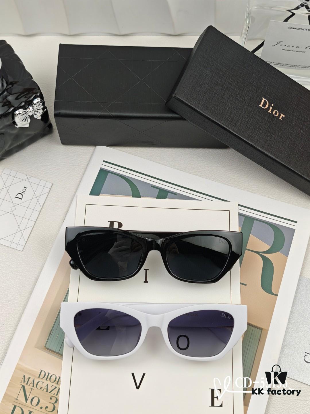 DIOR France TR90 Lightweight Sunglasses with Polarized Lenses, Model 55156