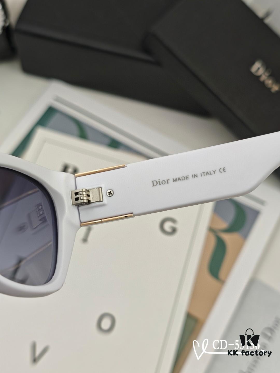 DIOR France TR90 Lightweight Sunglasses with Polarized Lenses, Model 55156