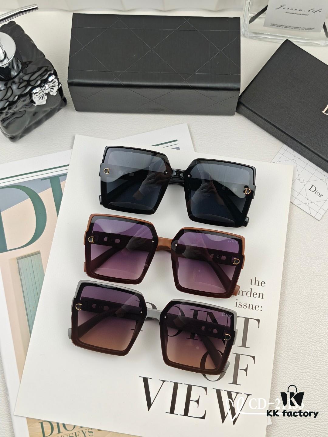 DIOR France TR90 Lightweight Sunglasses with Polarized Lenses, Model 21135