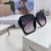 DIOR Dior Large Frame 2025 New Arrival Asymmetric D Letter Design Fully Paved with Micro Diamonds 💎 Classic Timeless Square Shape with Asymmetric Accent on the Left Fashion Best-Selling Eyeglasses Sunglasses