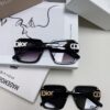 DIOR Dior Large Frame 2025 New Arrival Asymmetric D Letter Design Fully Paved with Micro Diamonds 💎 Classic Timeless Square Shape with Asymmetric Accent on the Left Fashion Best-Selling Eyeglasses Sunglasses