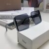 Dior 2025 New Large Frame Women's Sunglasses, Square Edged Rimless UV Protection Vacation Sunglasses