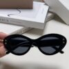 DIOR Cat-Eye Fashion Women's Sunglasses with Classic Two-Tone Design