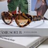 DIOR Cat-Eye Fashion Women's Sunglasses with Classic Two-Tone Design