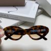 DIOR Cat-Eye Fashion Women's Sunglasses with Classic Two-Tone Design