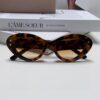 DIOR Cat-Eye Fashion Women's Sunglasses with Classic Two-Tone Design