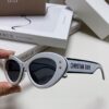 DIOR Cat-Eye Fashion Women's Sunglasses with Classic Two-Tone Design