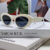 DIOR Cat-Eye Fashion Women's Sunglasses with Classic Two-Tone Design