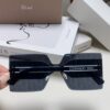 Dior 2025 New Arrival Mirror Lens Letter-Embossed Frameless Cut-Out Fashion Sunglasses for Women, Stylish Oversized Unisex Shades, Slimming European-American Design