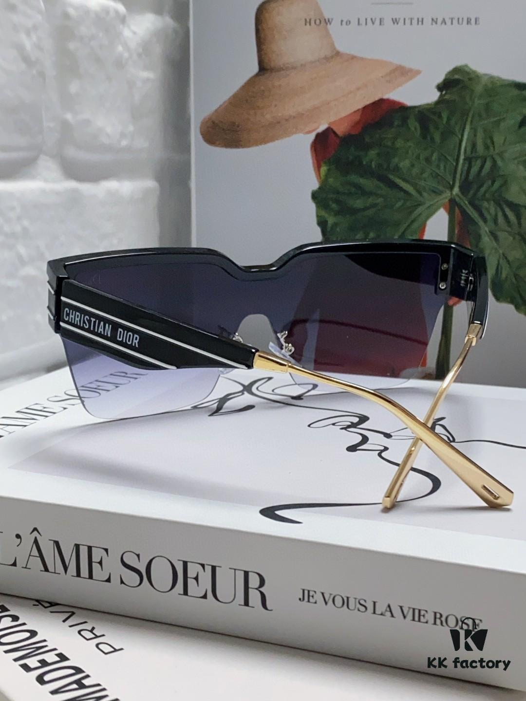 Dior DiorClub Full-Frame Sunglasses, High Version, Featuring Dior Oblique Pattern, Creating a Stylish and Modern Dior Look