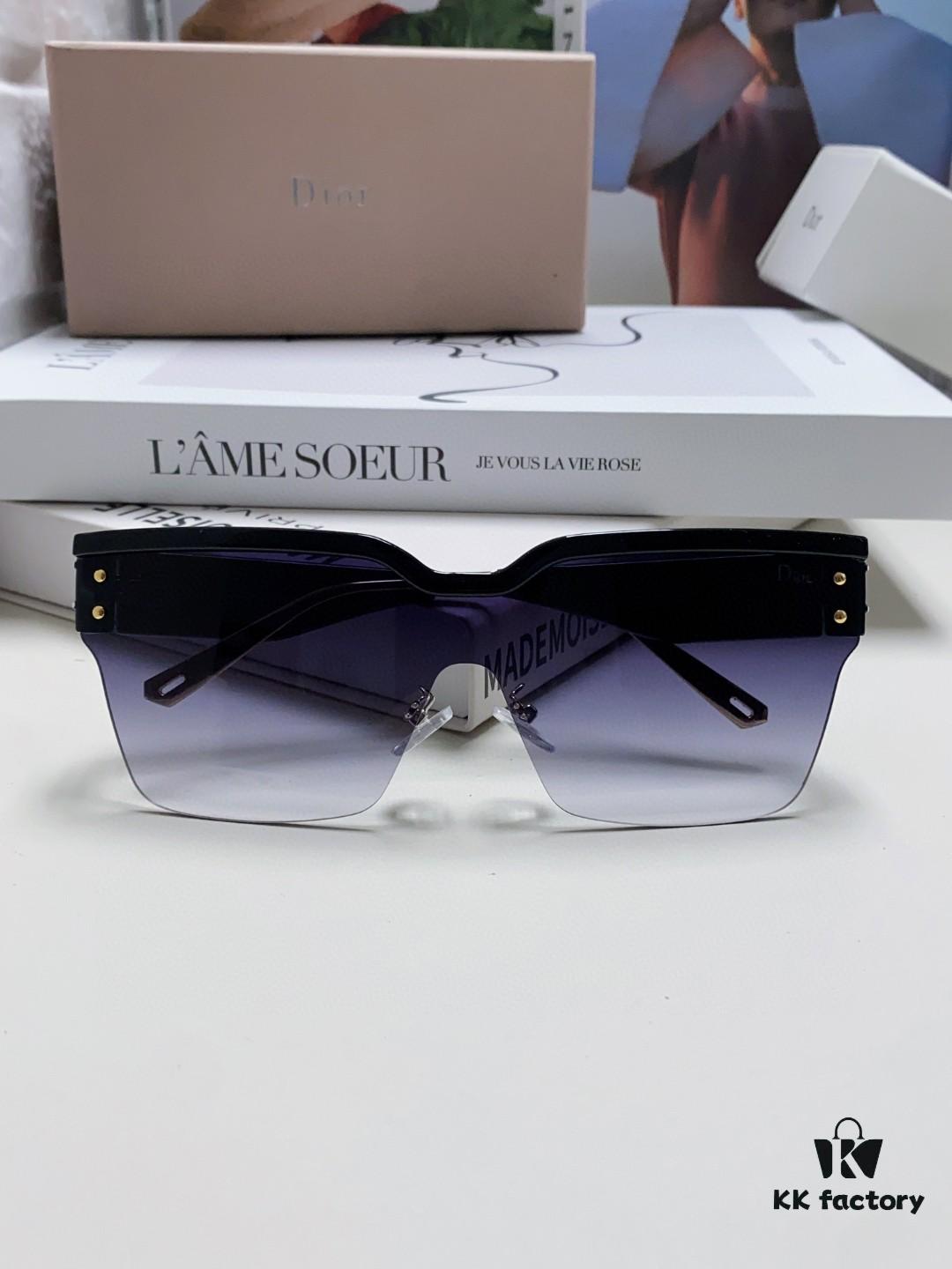 Dior DiorClub Full-Frame Sunglasses, High Version, Featuring Dior Oblique Pattern, Creating a Stylish and Modern Dior Look
