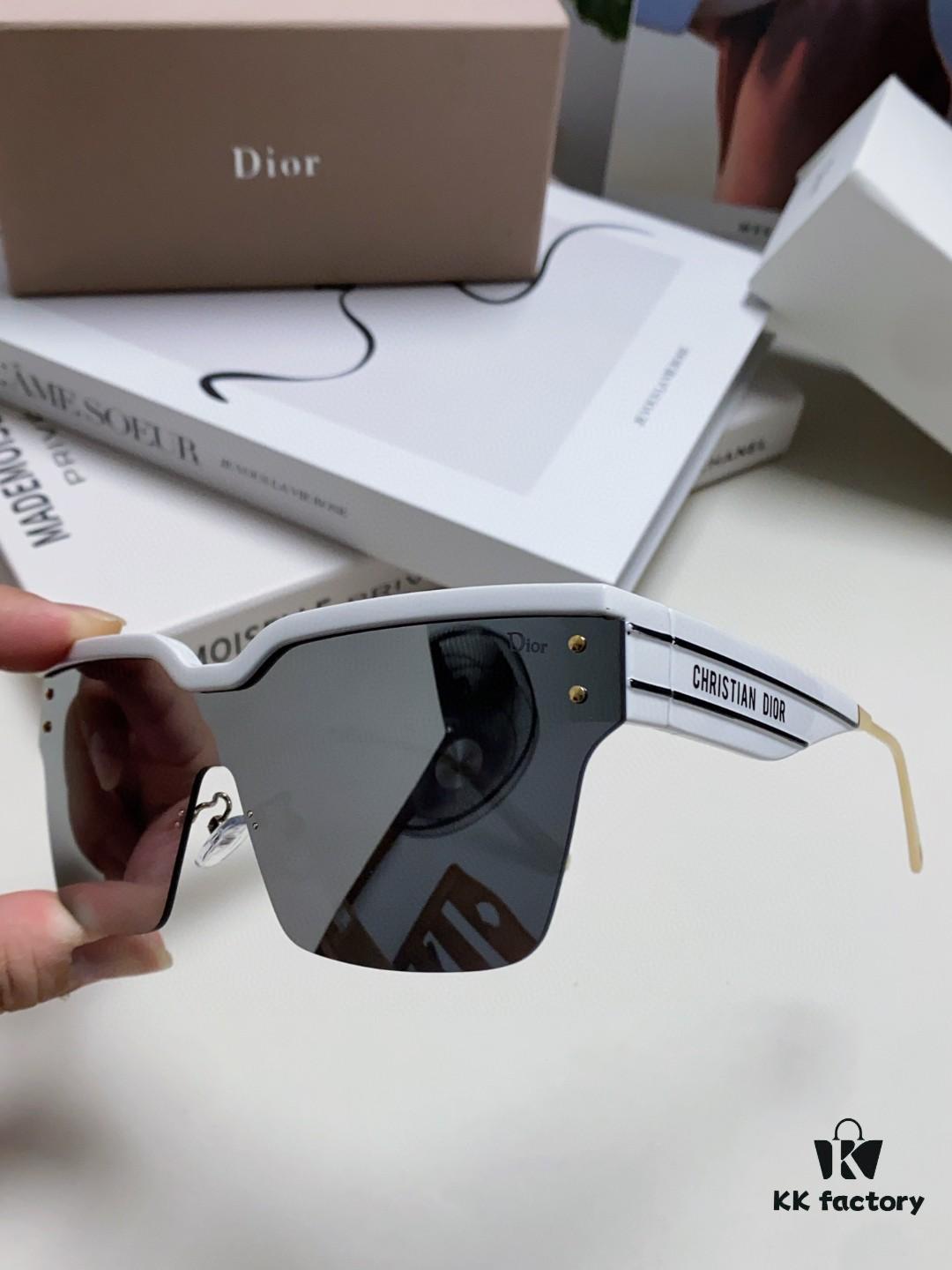 Dior DiorClub Full-Rim Sunglasses, High Version with Dior Oblique Pattern, Stylish Modern Dior Design Eyewear