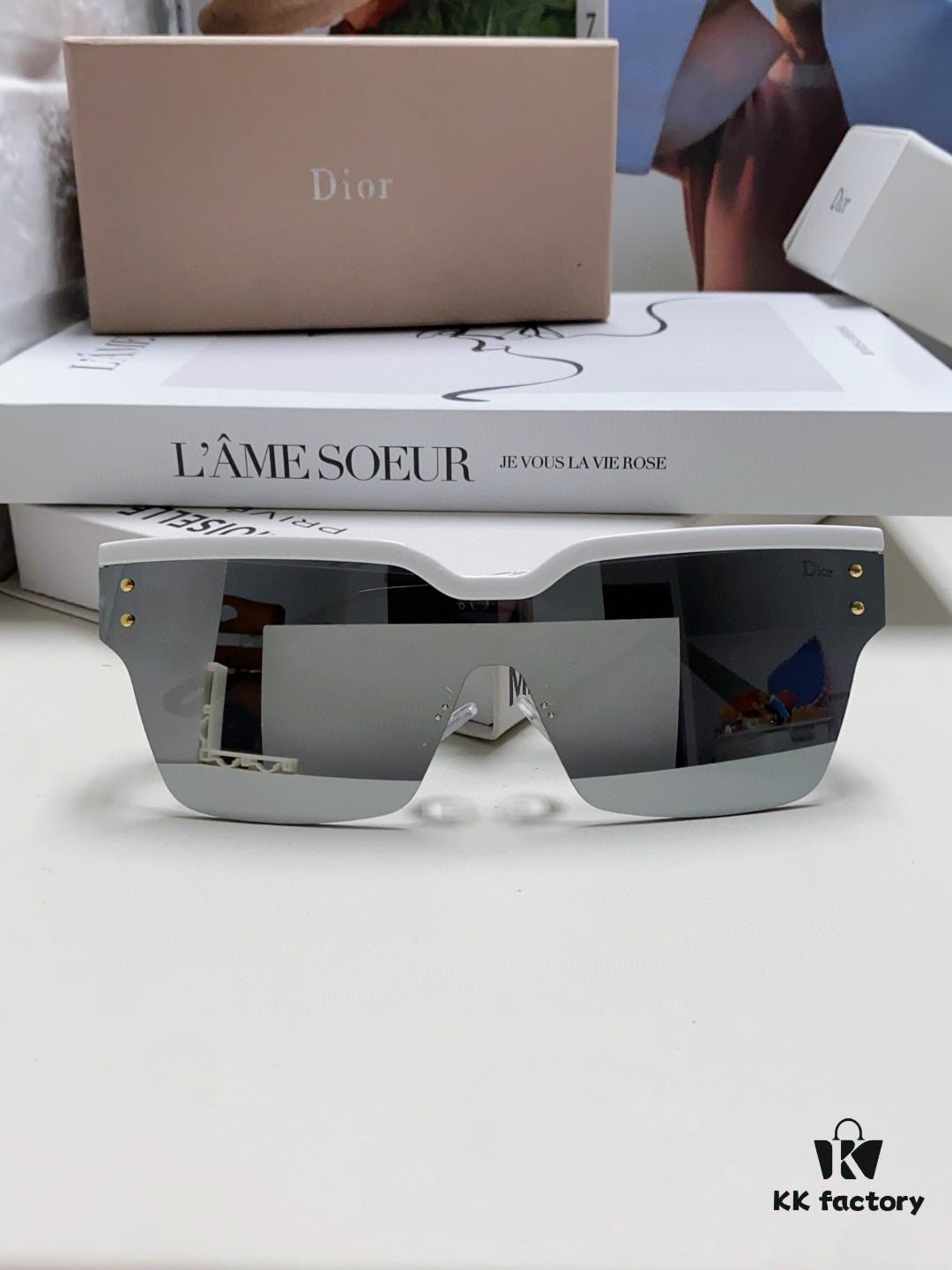 Dior DiorClub Full-Rim Sunglasses, High Version with Dior Oblique Pattern, Stylish Modern Dior Design Eyewear