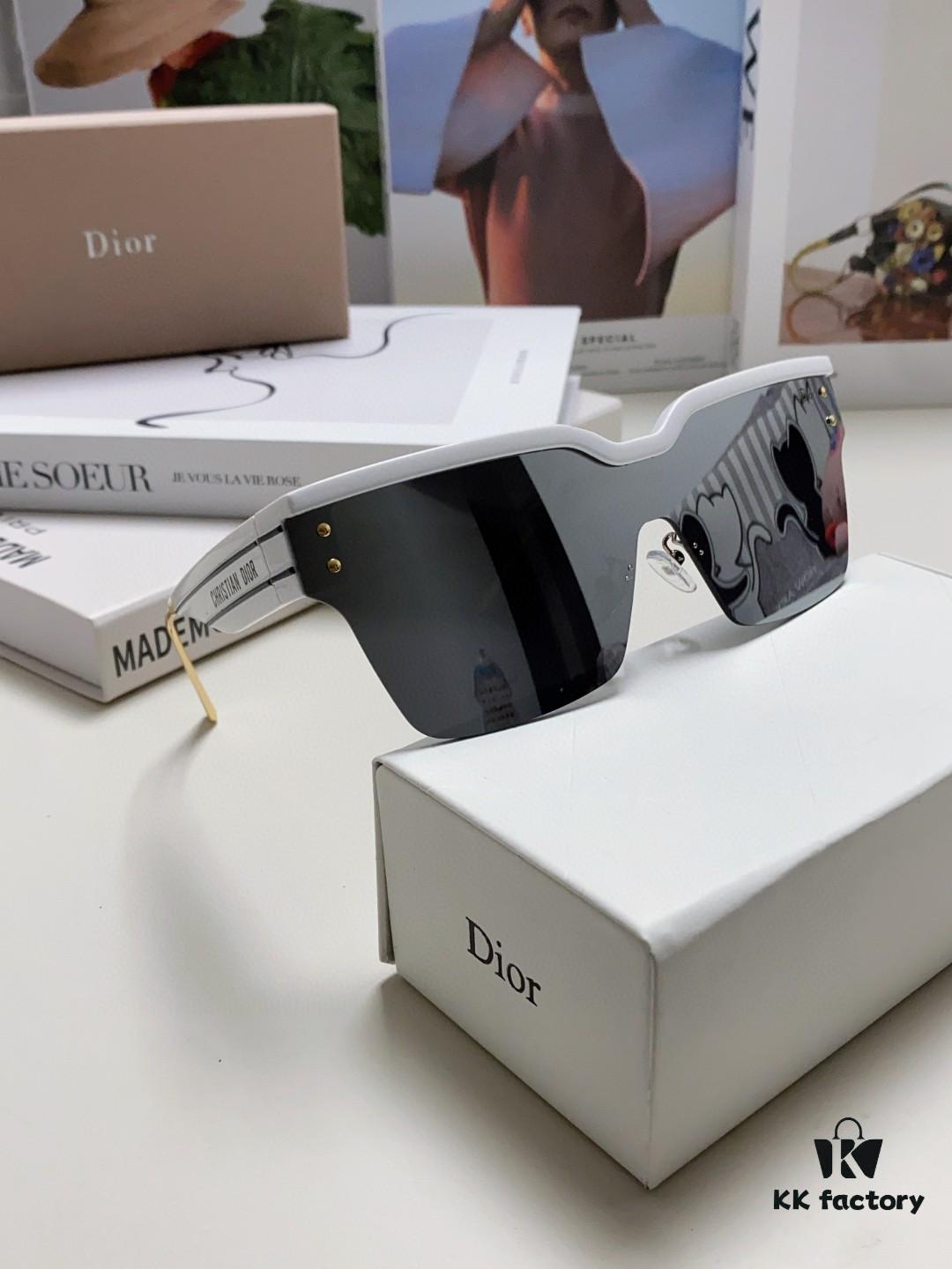 Dior DiorClub Full-Rim Sunglasses, High Version with Dior Oblique Pattern, Stylish Modern Dior Design Eyewear