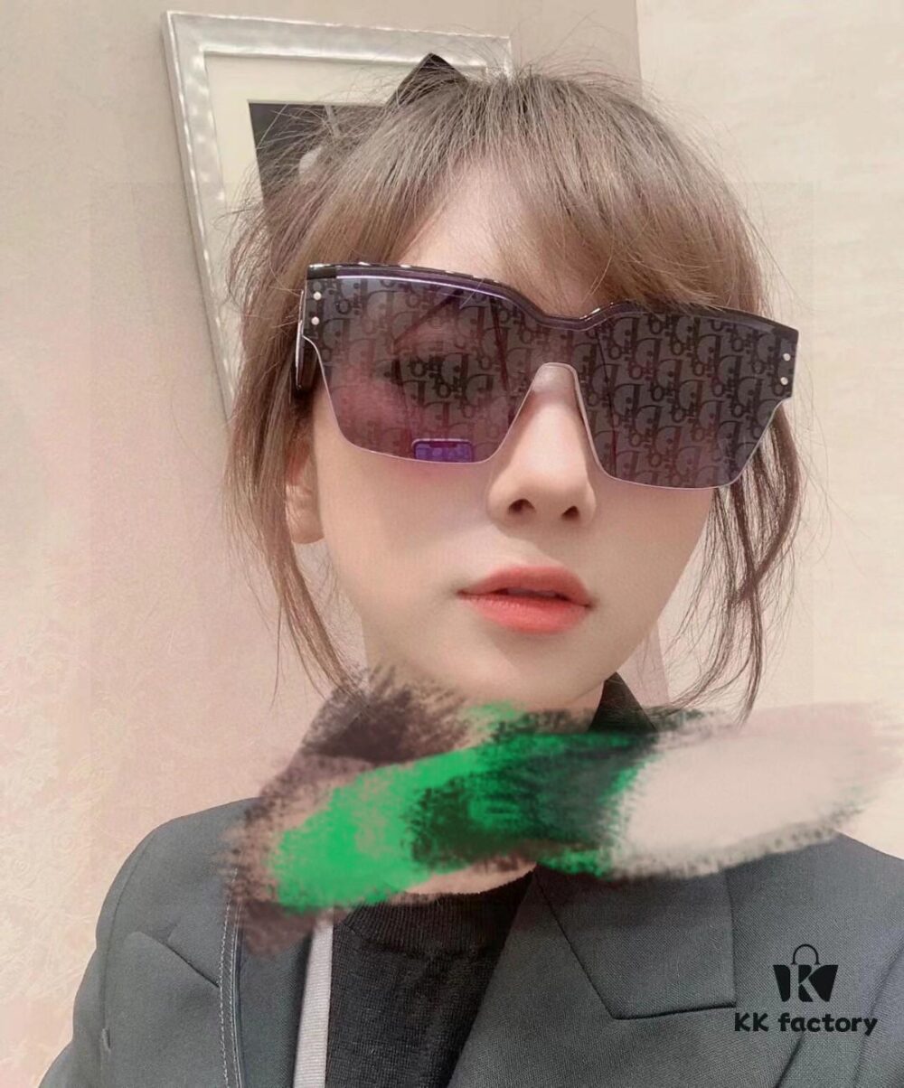 Dior DiorClub Full-Frame Sunglasses, High Version, Featuring Dior Oblique Pattern, Creating a Stylish and Modern Dior Look