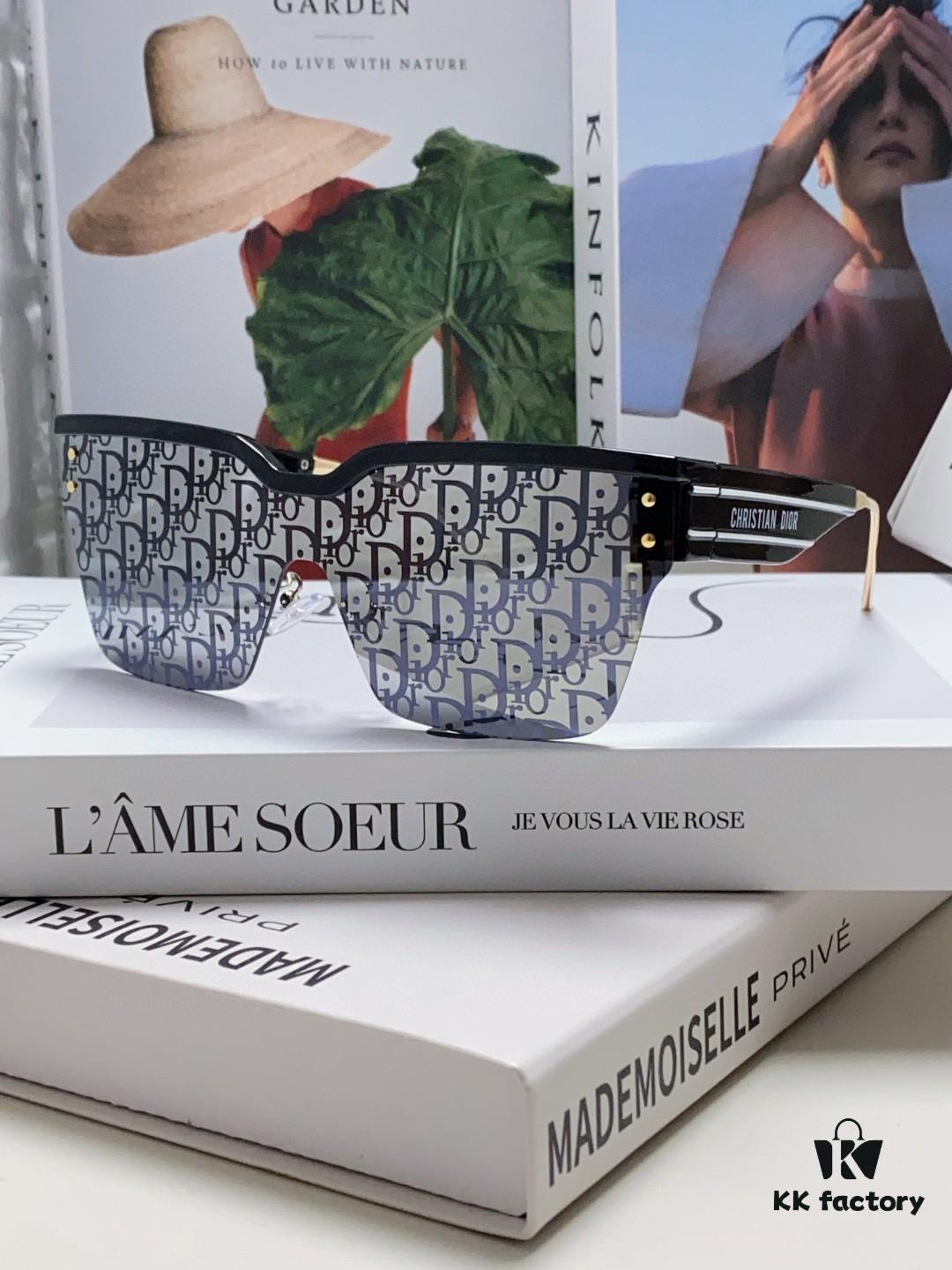 Dior DiorClub Full-Frame Sunglasses, High Version, Featuring Dior Oblique Pattern, Creating a Stylish and Modern Dior Look