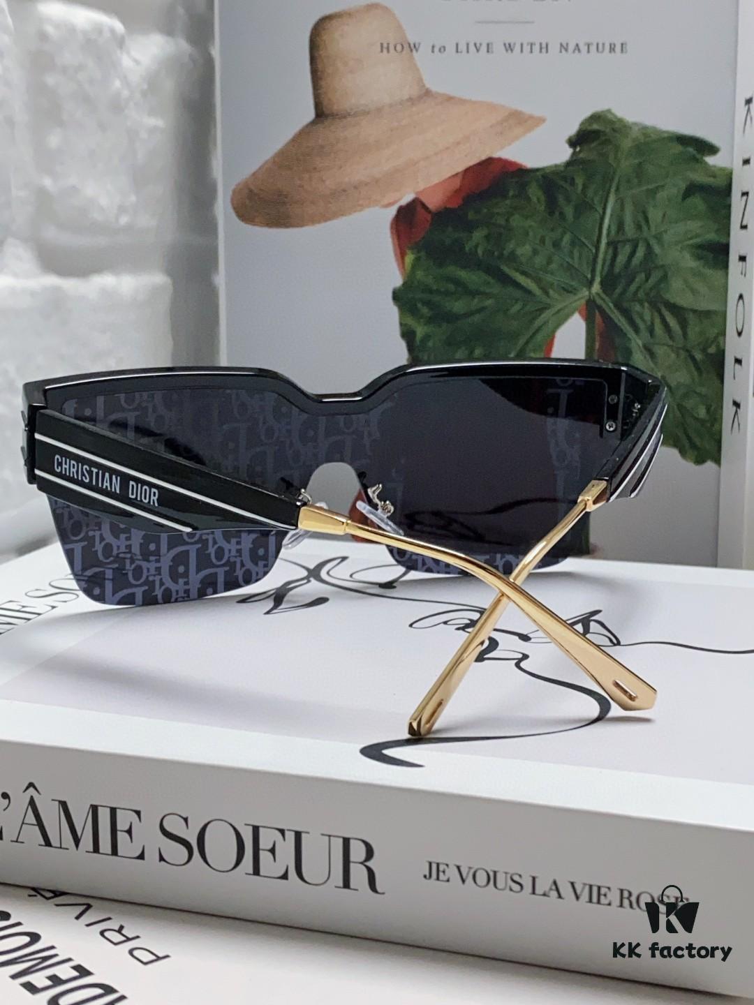 Dior DiorClub Full-Frame Sunglasses, High Version, Featuring Dior Oblique Pattern, Creating a Stylish and Modern Dior Look