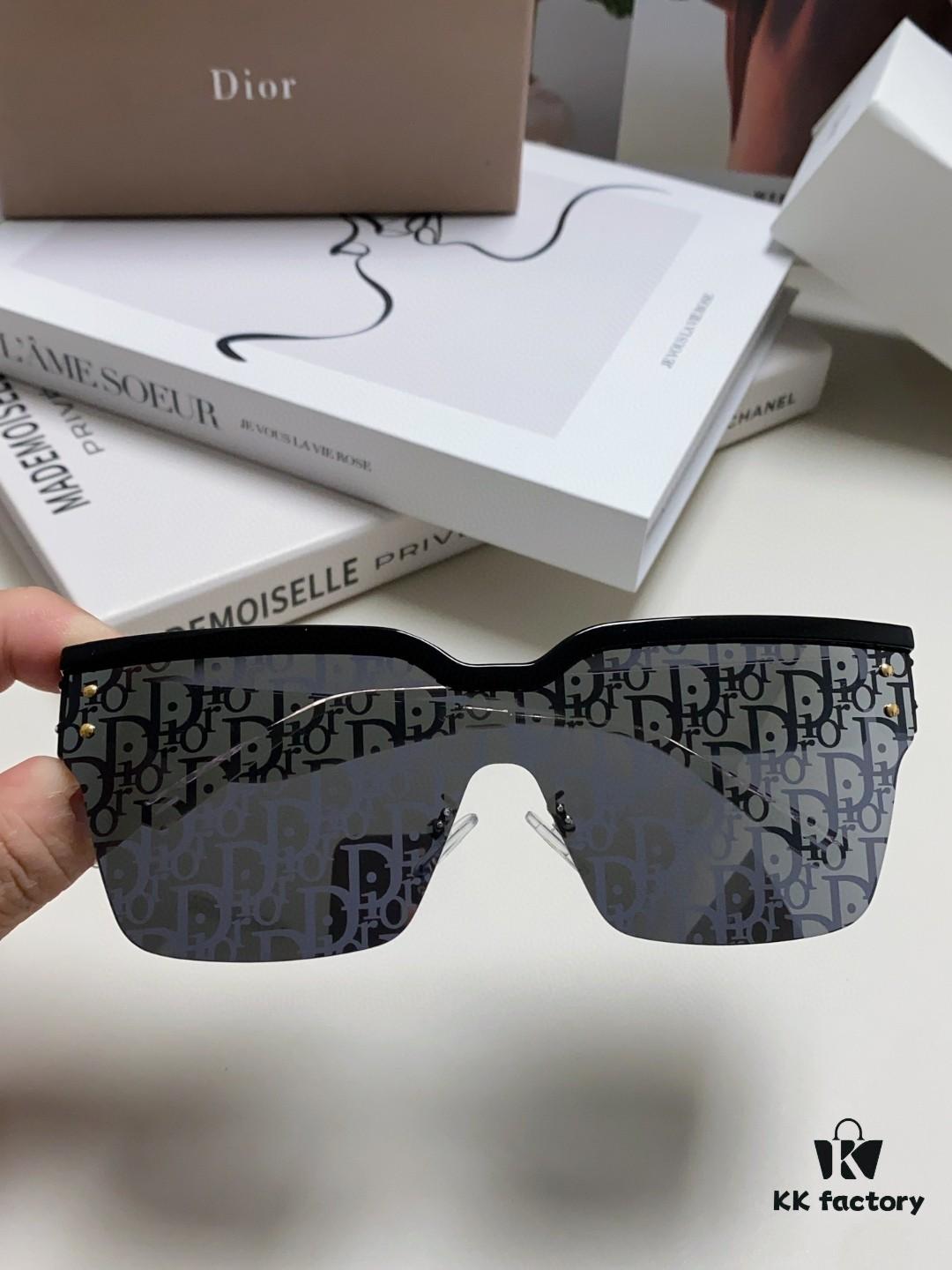 Dior DiorClub Full-Frame Sunglasses, High Version, Featuring Dior Oblique Pattern, Creating a Stylish and Modern Dior Look