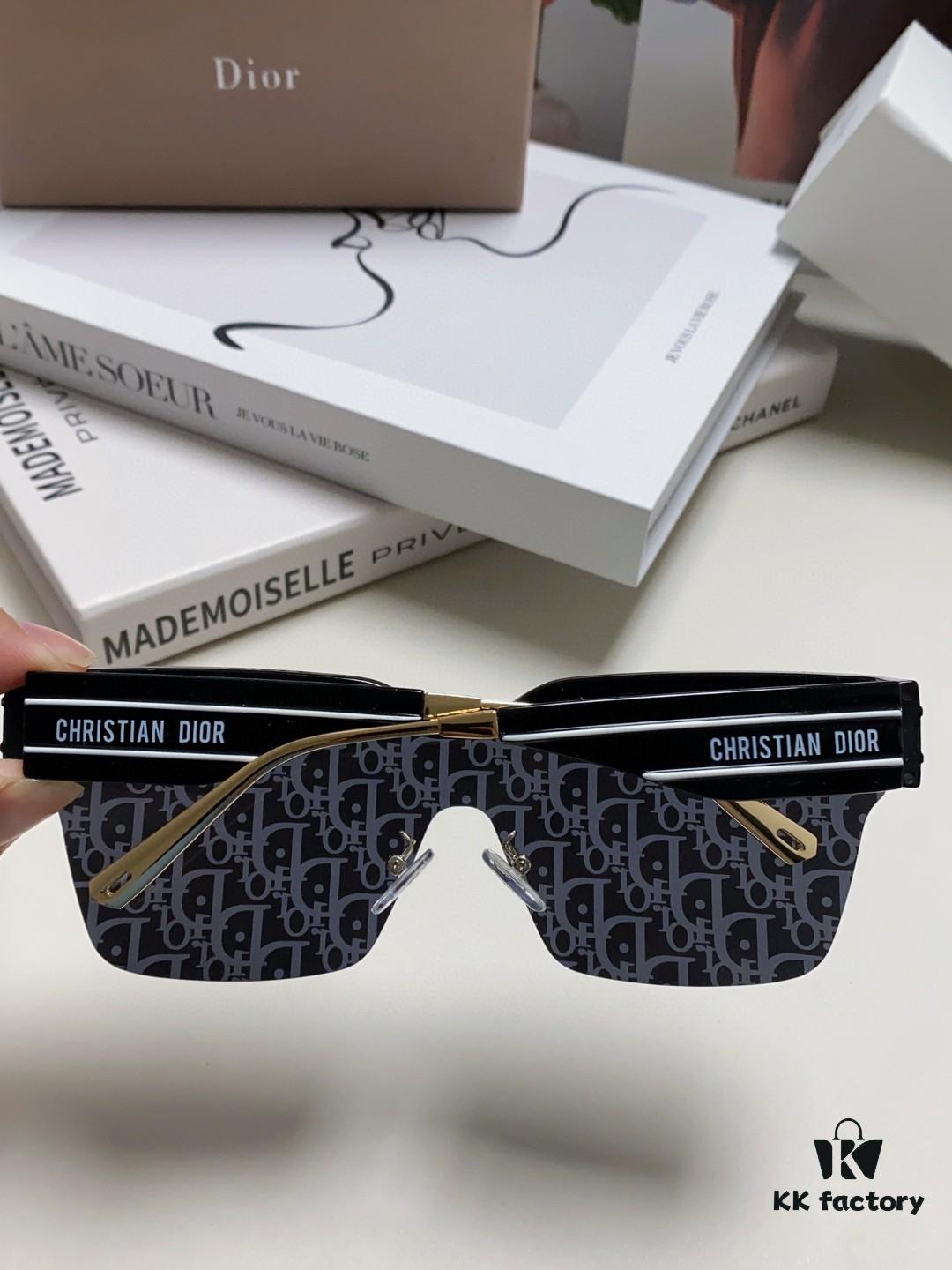 Dior DiorClub Full-Frame Sunglasses, High Version, Featuring Dior Oblique Pattern, Creating a Stylish and Modern Dior Look