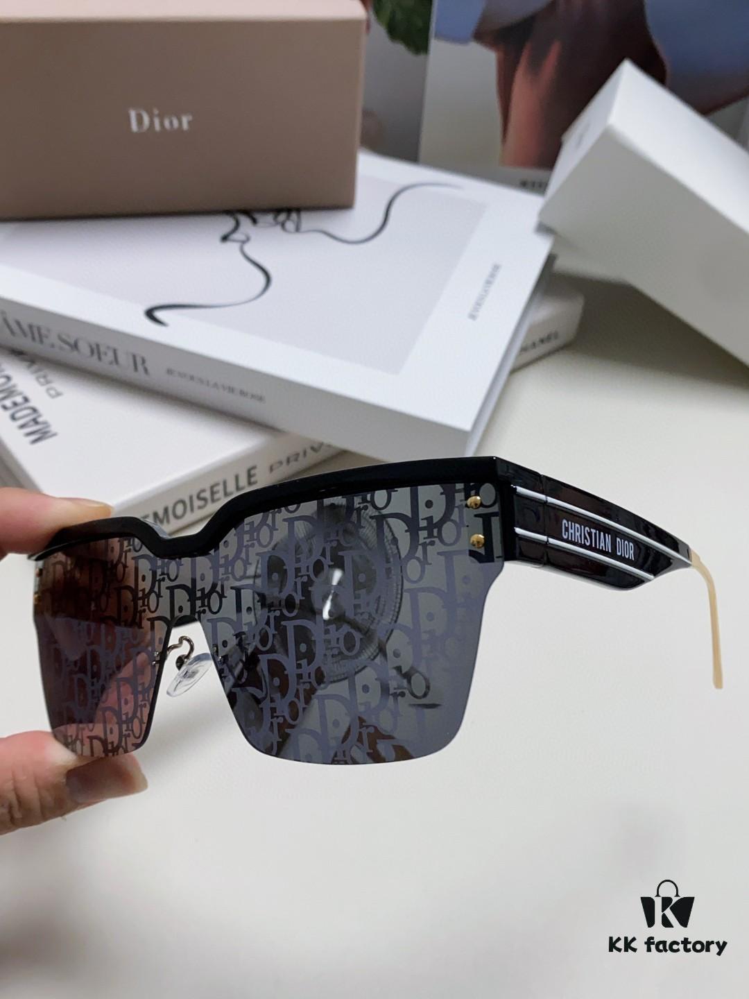 Dior DiorClub Full-Frame Sunglasses, High Version, Featuring Dior Oblique Pattern, Creating a Stylish and Modern Dior Look