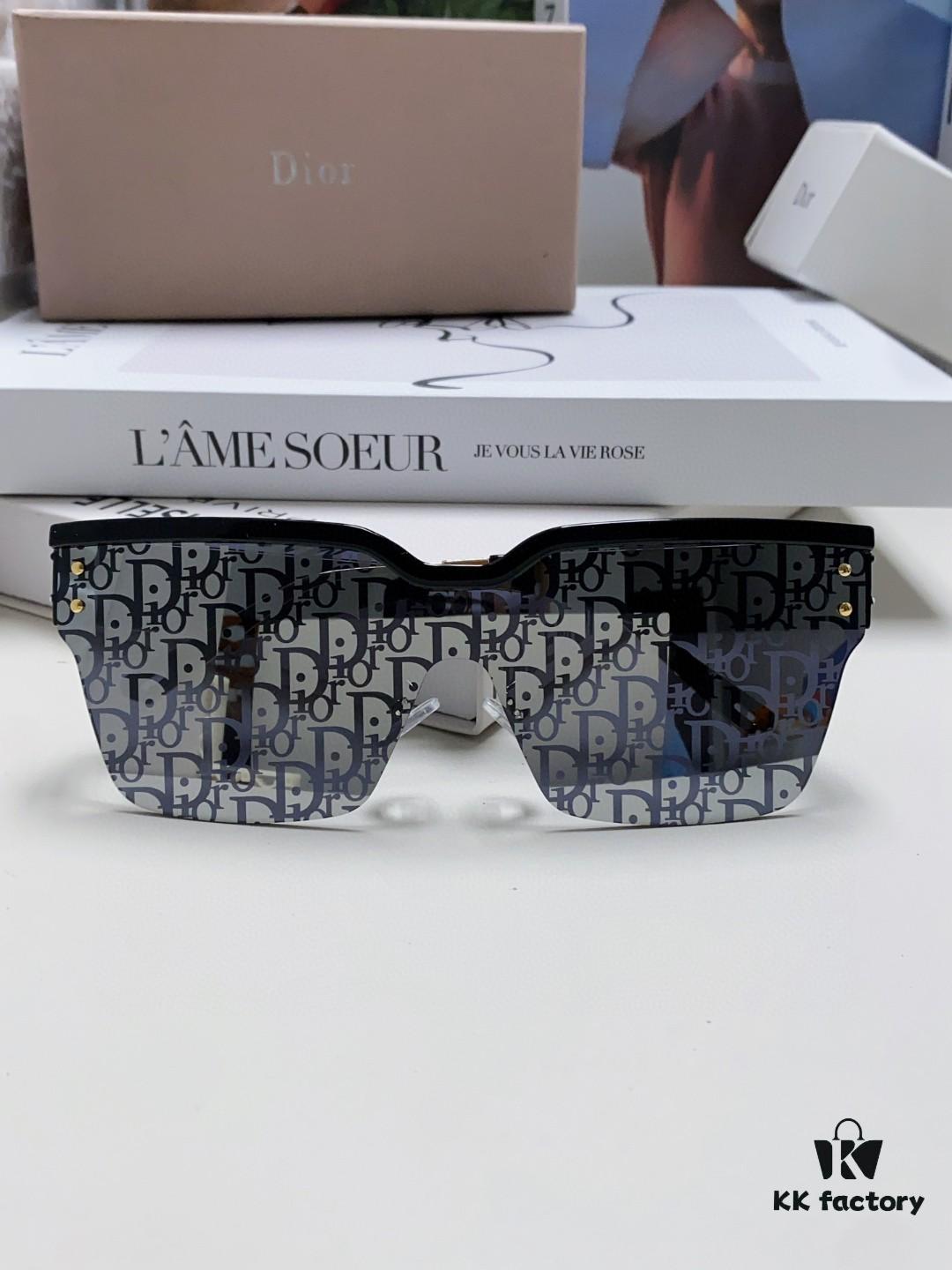 Dior DiorClub Full-Frame Sunglasses, High Version, Featuring Dior Oblique Pattern, Creating a Stylish and Modern Dior Look