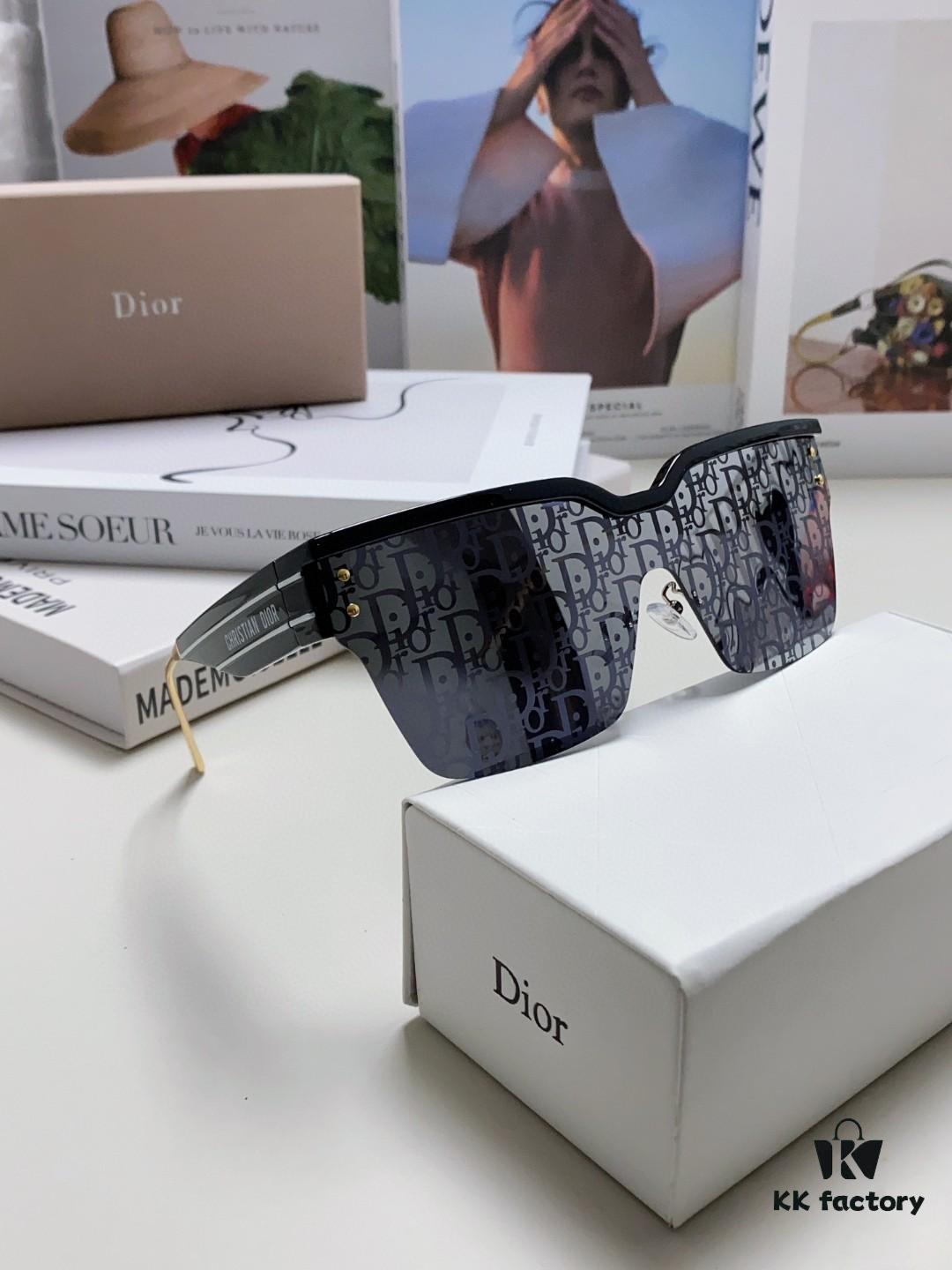 Dior DiorClub Full-Frame Sunglasses, High Version, Featuring Dior Oblique Pattern, Creating a Stylish and Modern Dior Look