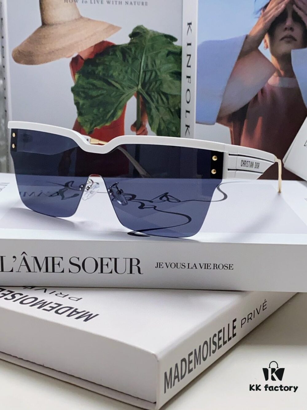 Dior DiorClub Full-Frame Sunglasses, High Version, Featuring Dior Oblique Pattern, Creating a Stylish and Modern Dior Look