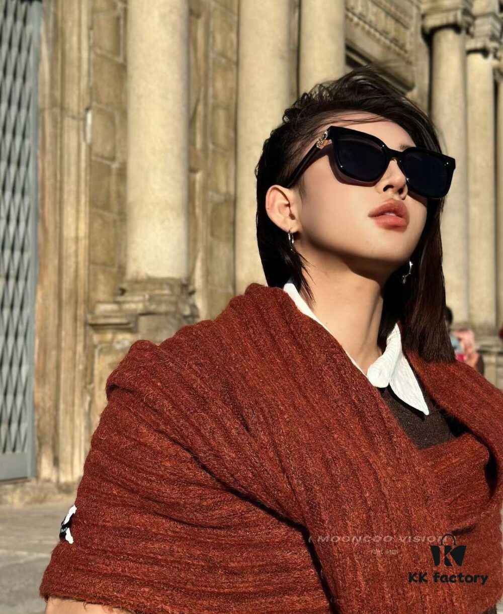 DIOR 2025 New Arrival Trendy Fashion Square Frame Sunglasses for Women, HD Thick Polarized Lens, Comfortable Wear, Influencer Style