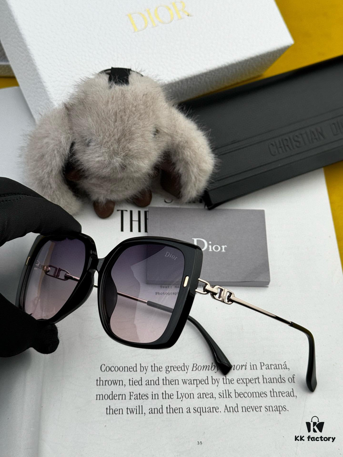 DIOR 2025 New Arrival Trendy Fashion Square Frame Sunglasses, Comfortable Fit, Influencer Favorite Women's HD Thick Polarized Sunglasses