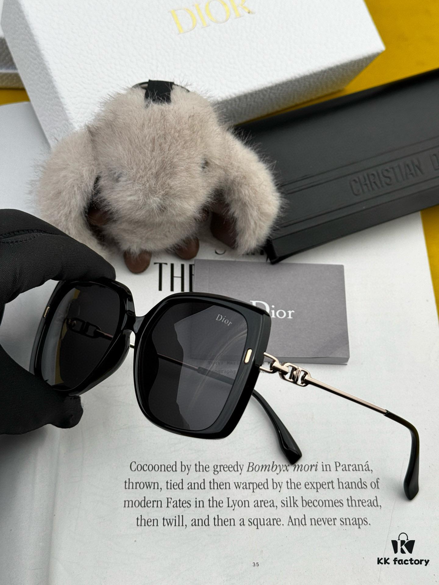 DIOR 2025 New Arrival Trendy Fashion Square Frame Sunglasses, Comfortable Fit, Influencer Favorite Women's HD Thick Polarized Sunglasses