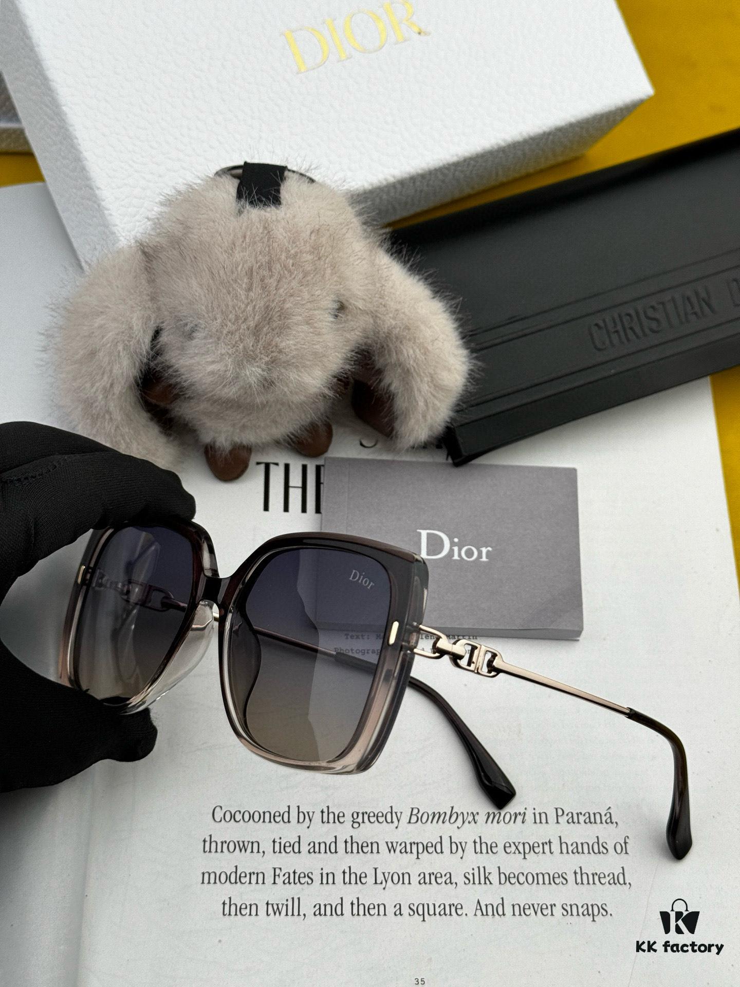 DIOR 2025 New Arrival Trendy Fashion Square Frame Sunglasses, Comfortable Fit, Influencer Favorite Women's HD Thick Polarized Sunglasses