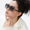 DIOR 2025 New Arrival Trendy Fashion Square Sunglasses for Women, High-Definition Thick Polarized Lens, Comfortable Wear, Influencer Favorite Style 🕶️