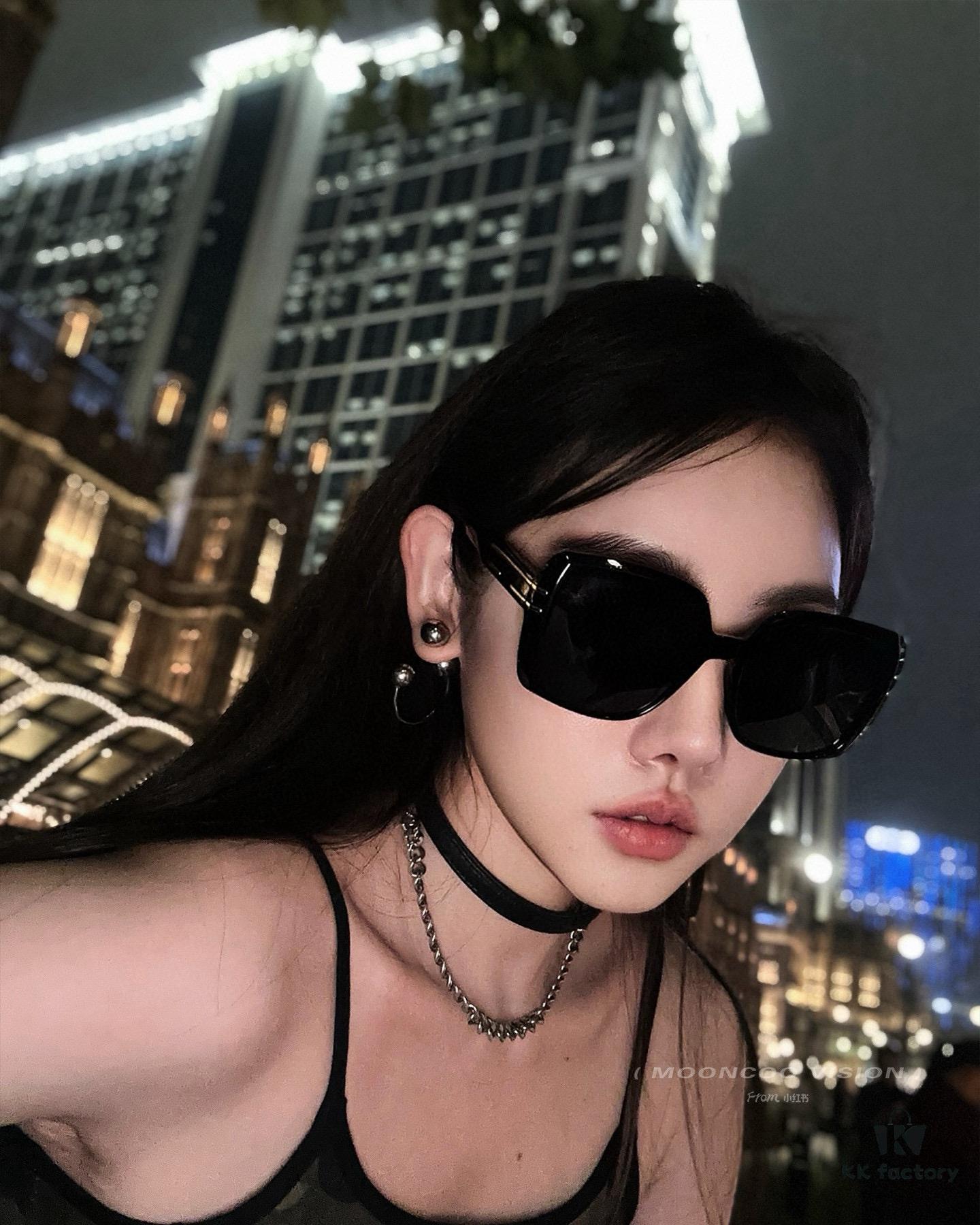 DIOR Dior 2025 Spring New Arrival Trendy Fashion Square Polarized Sunglasses High Quality Comfortable Wear Influencer Style Sun Glasses Model: D5909