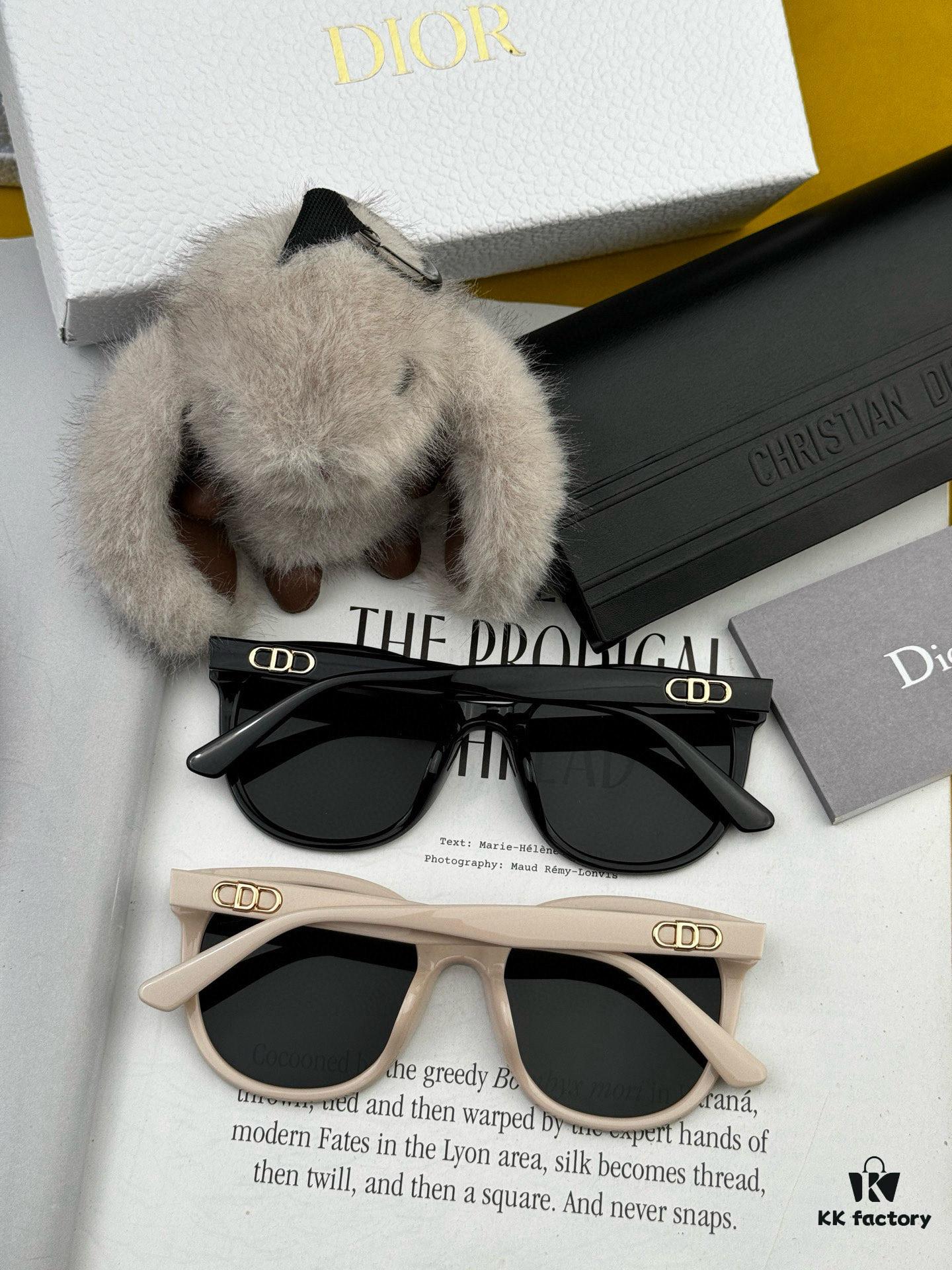 DIOR - Spring New Arrival Trendy Best-Selling Fashion Round Frame Polarized Sunglasses High Quality Comfortable Wear Influencer Favorite Sunglasses Model: CD251