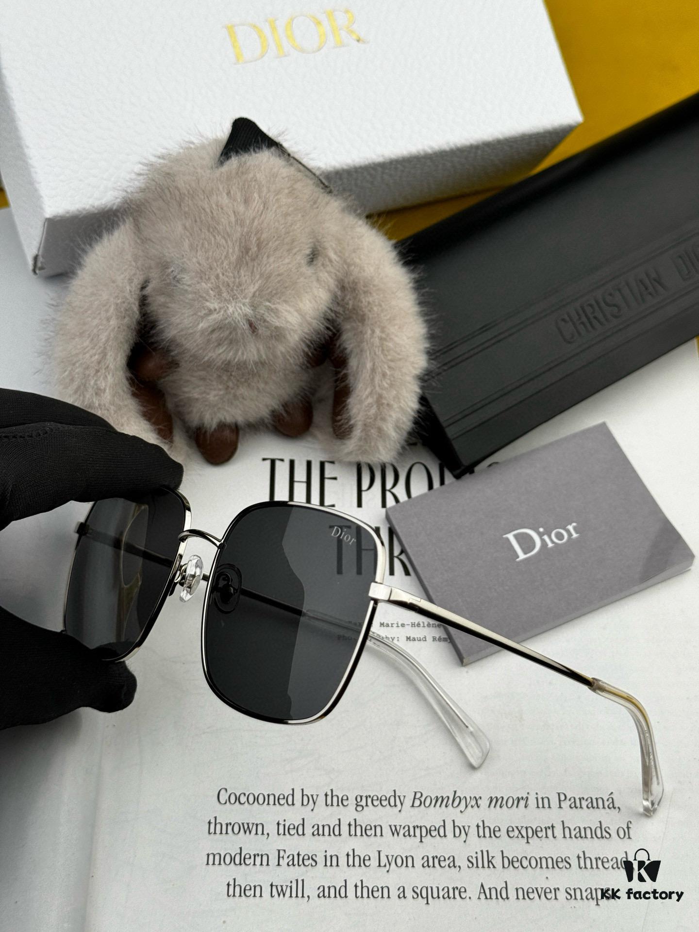 DIOR Volcano ☔ Fashion Square Sunglasses Top Luxury High Quality Women's Driving Sunglasses with Exceptional Charm Model: CD5908