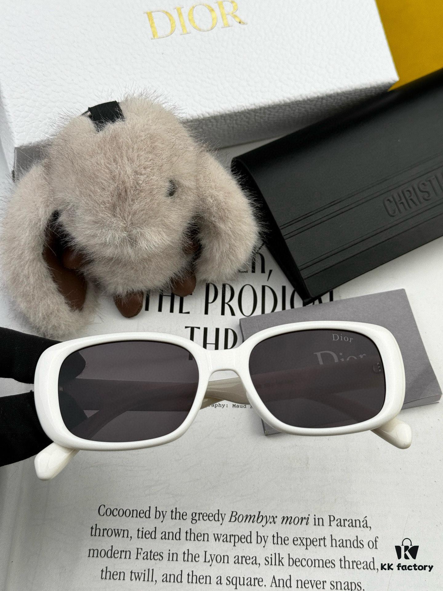 【DIOR】2025 Spring New Arrival Trendy Fashion Square Polarized Sunglasses High Quality Comfortable Wear Influencer Favorite Model: D8106 Eyewear Sunglasses