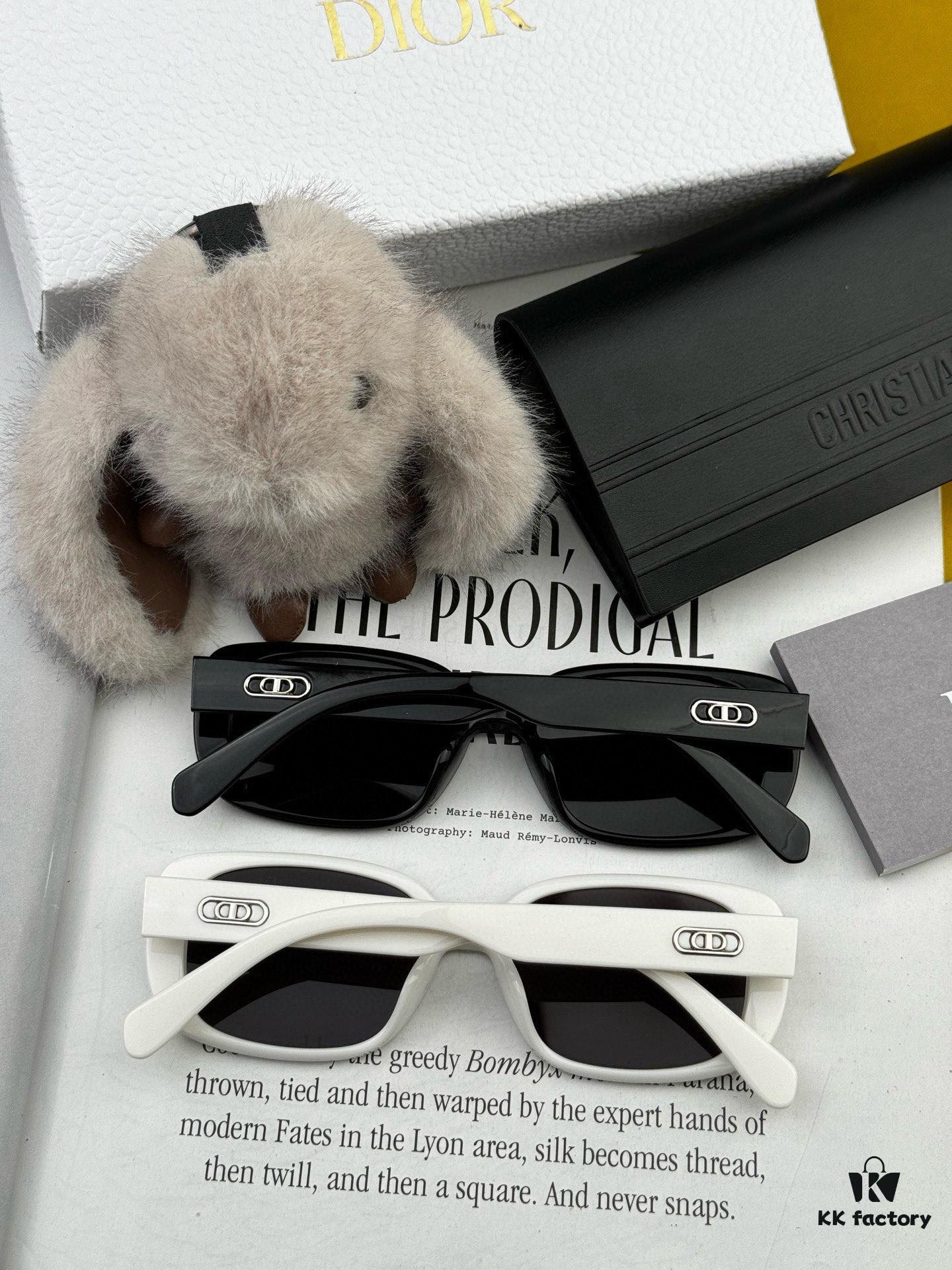 【DIOR】2025 Spring New Arrival Trendy Fashion Square Polarized Sunglasses High Quality Comfortable Wear Influencer Favorite Model: D8106 Eyewear Sunglasses