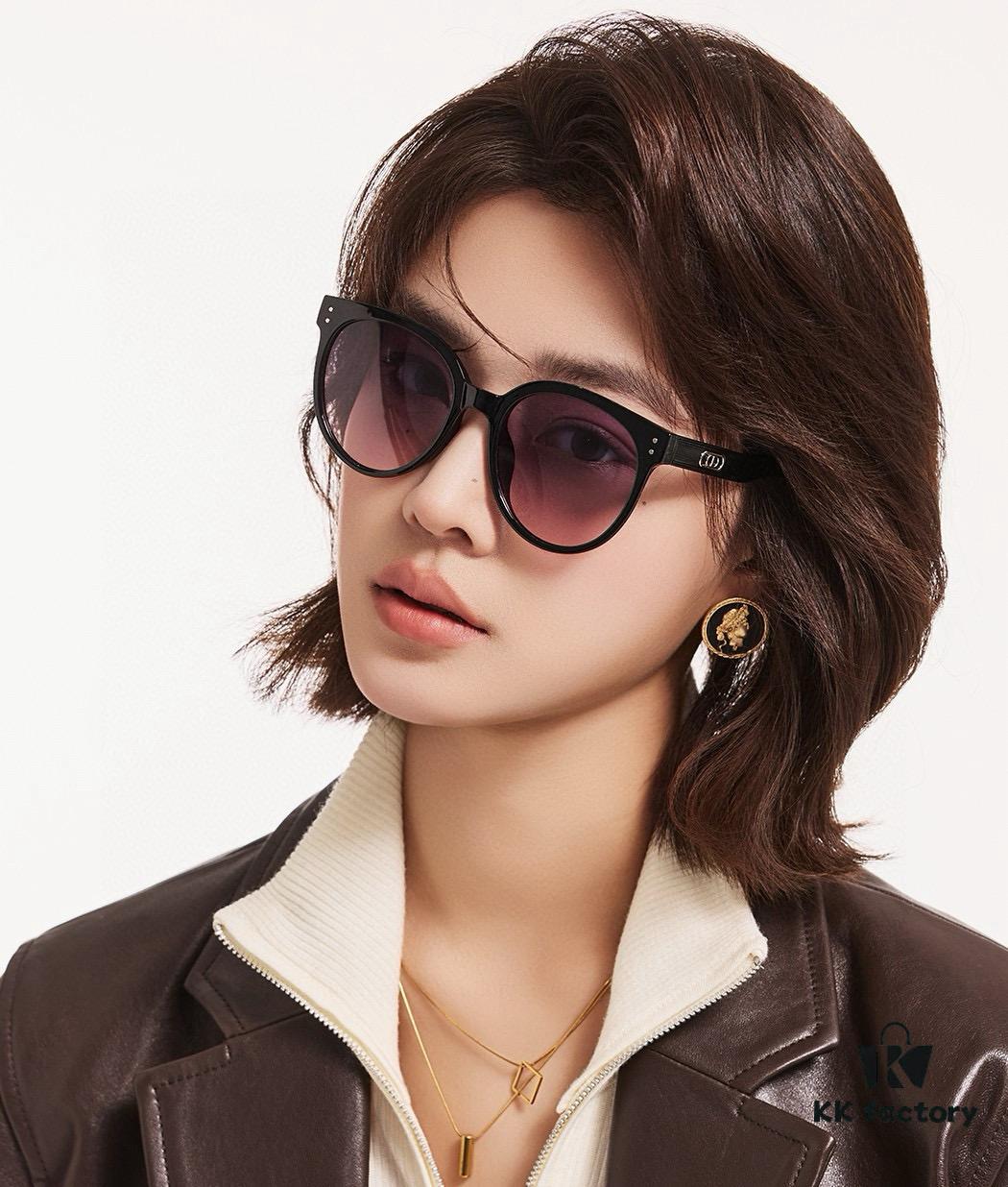 【DIOR - Dior】2025 Spring New Arrival Trendy Best-Selling Fashion Round Frame Polarized Sunglasses High Quality Comfortable Wear Influencer Favorite Model: D5106