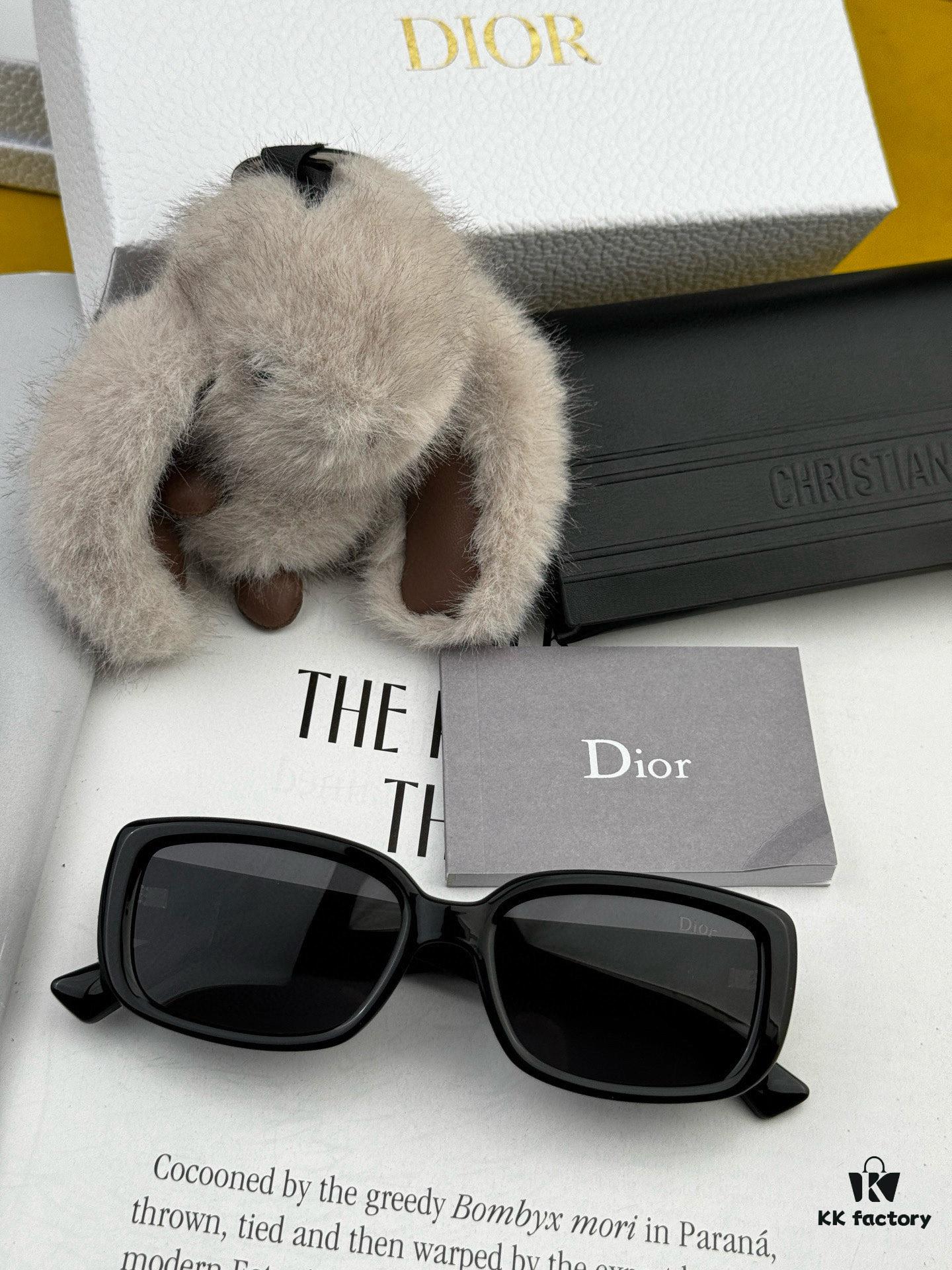 【DIOR - Dior】2025 Spring New Arrival Trendy Fashion Square Polarized Sunglasses High Quality Comfortable Fit Influencer Style Model: D2111