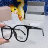 Dior 2025 New Arrival Minimalist Black Frame Eyeglasses for Women, D-Shaped Grey Blue-Light Blocking Non-Prescription Glasses, Unisex Photochromic Lens for Myopia, Suitable as Daily Wear, Sunglasses or Fashion Glasses