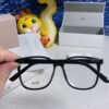 Dior 2025 New Arrival Minimalist Black Frame Glasses for Women, D-Shaped Grey Blue-Light Blocking Optical Glasses, Unisex Photochromic Myopia Eyewear, Suitable as Sunglasses or Everyday Style