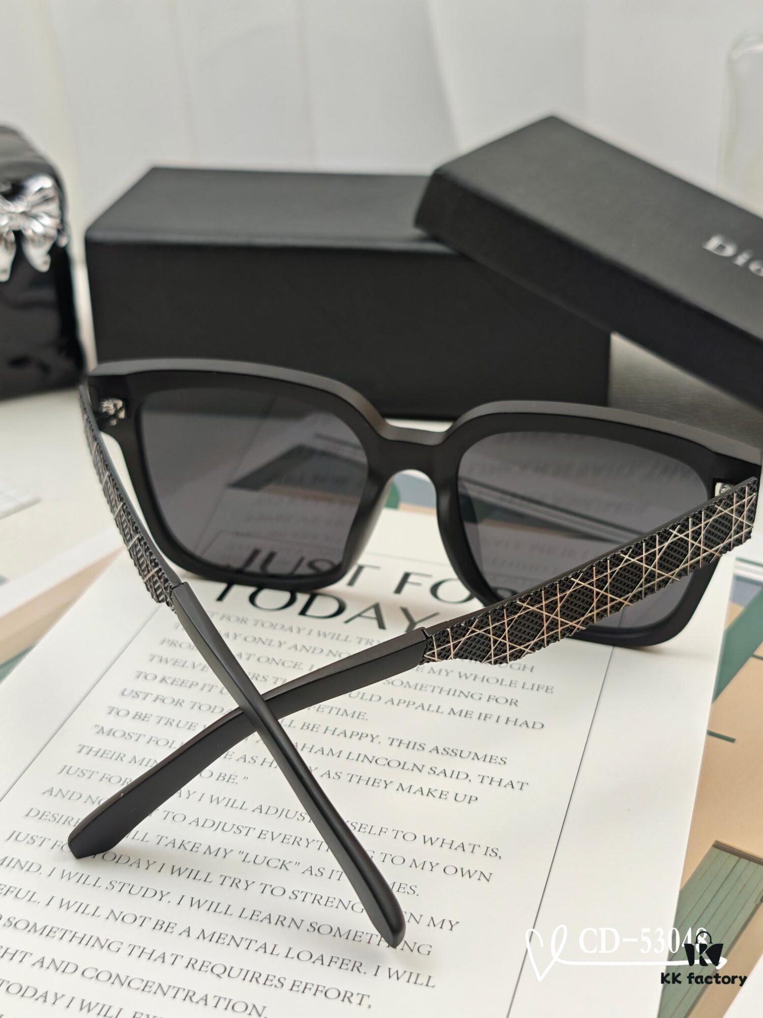 DIOR France TR90 Lightweight Sunglasses with Polarized Lenses, Model 53048